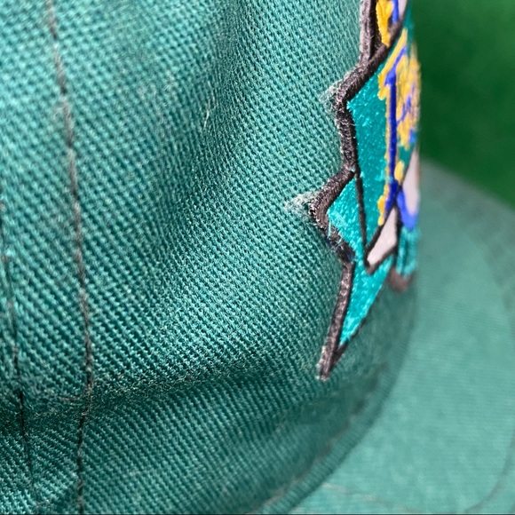 Vintage NCAA 1995 Final Four Seattle March Madness Green Snapback Hat One Size - Picture 10 of 11